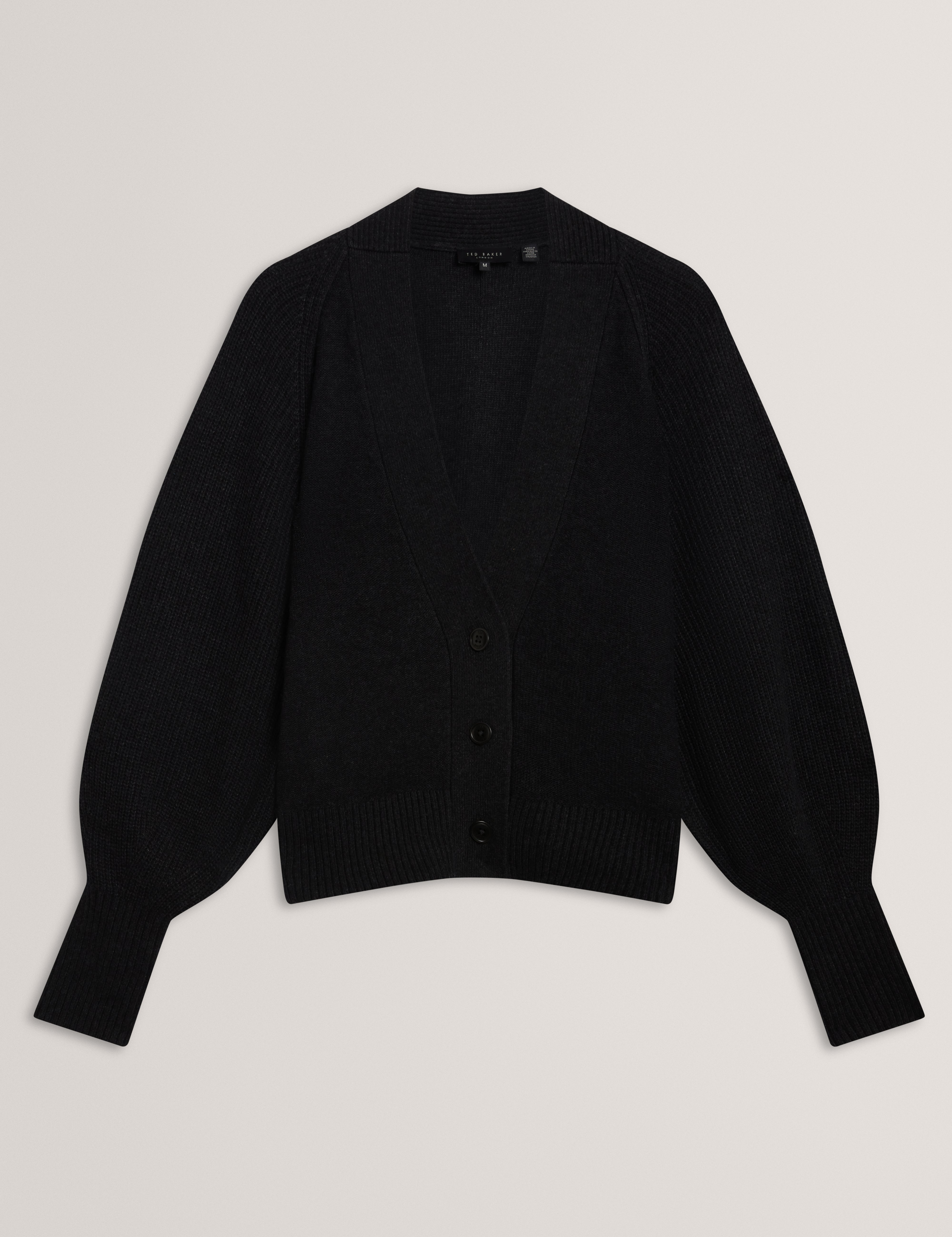 MALLEE: V Neck Boxy Fit Cardigan