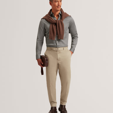 JOZEF: LS Slim Mini Geo Print Shirt