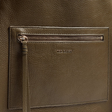 TAALA: Soft Slouch Small Leather Tote