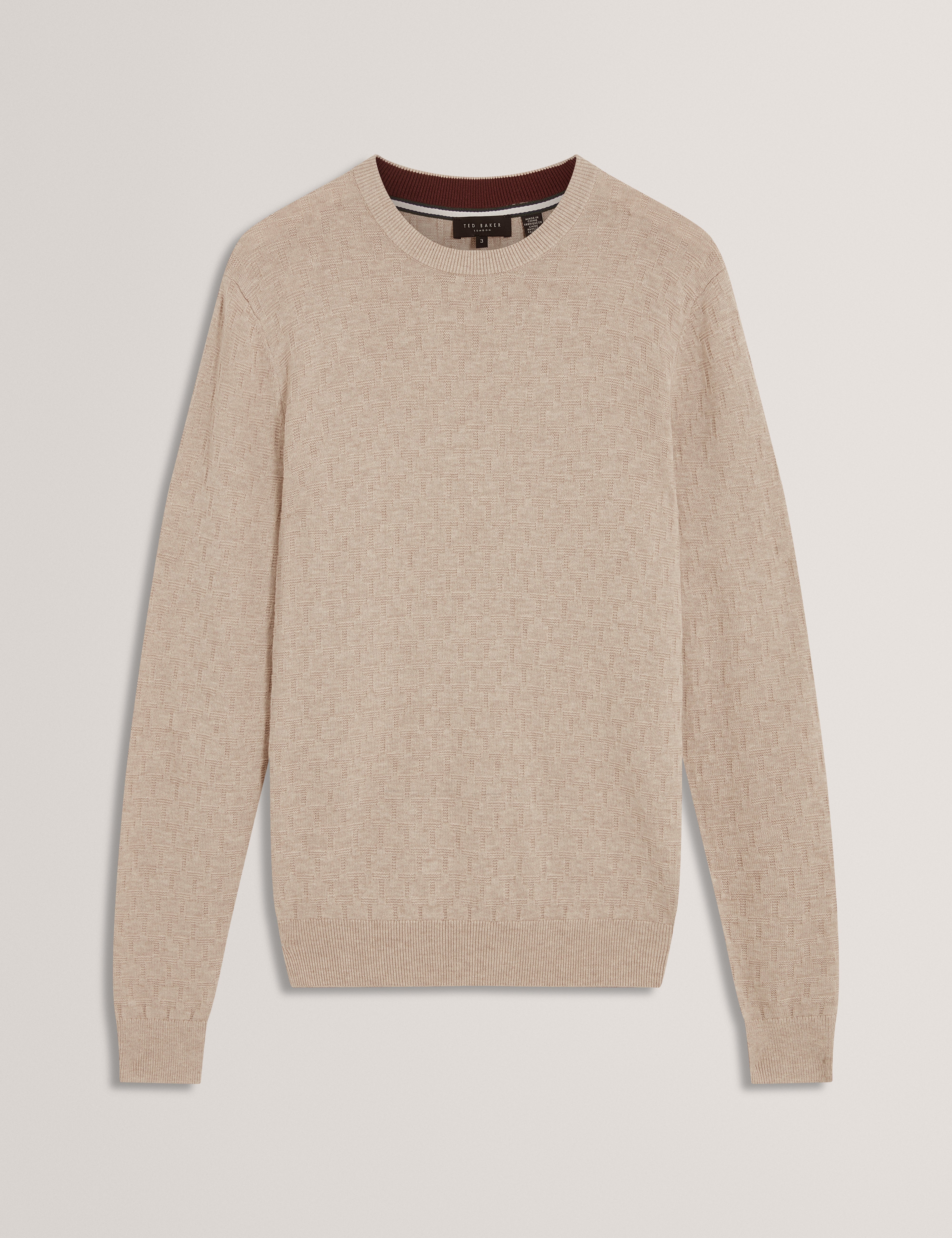 SAINSY: T Stitch Crew Neck