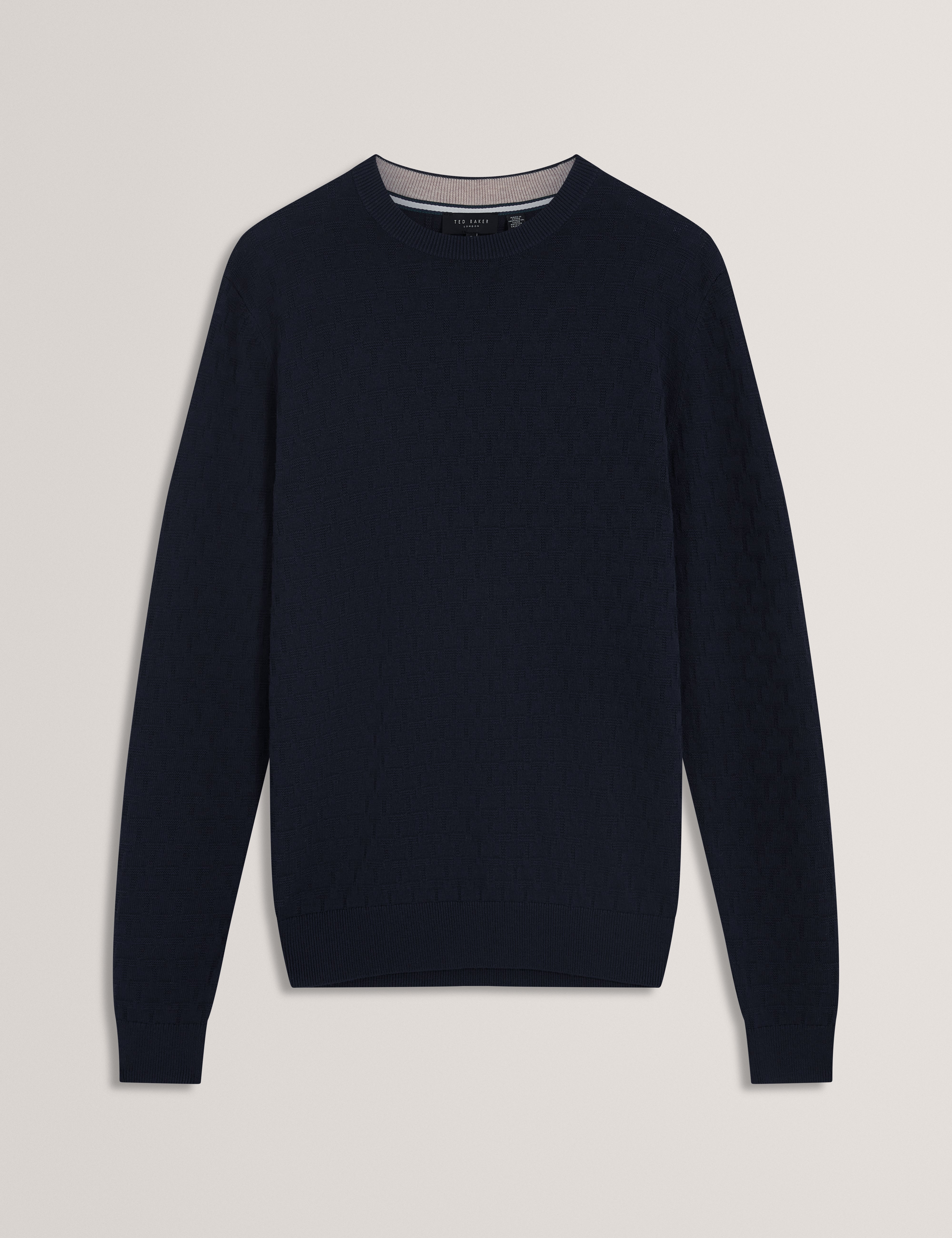 SAINSY: T Stitch Crew Neck