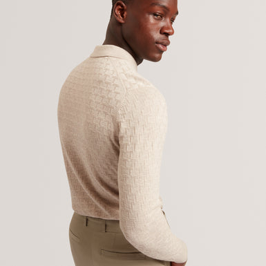 GATEN: LS T-Stitch Polo