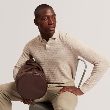 GATEN: LS T-Stitch Polo