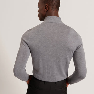 CLOUDEN: Branded Merino Half Zip