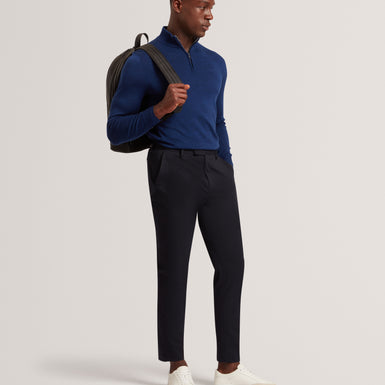 CLOUDEN: Branded Merino Half Zip