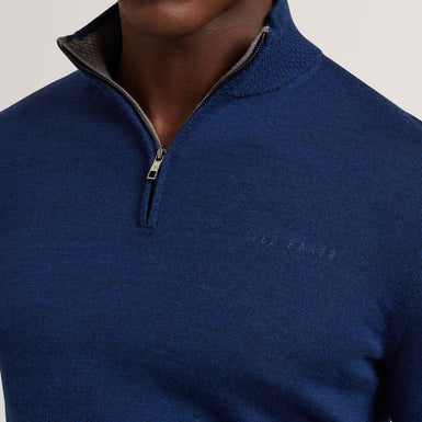 CLOUDEN: Branded Merino Half Zip