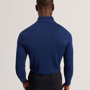 CLOUDEN: Branded Merino Half Zip