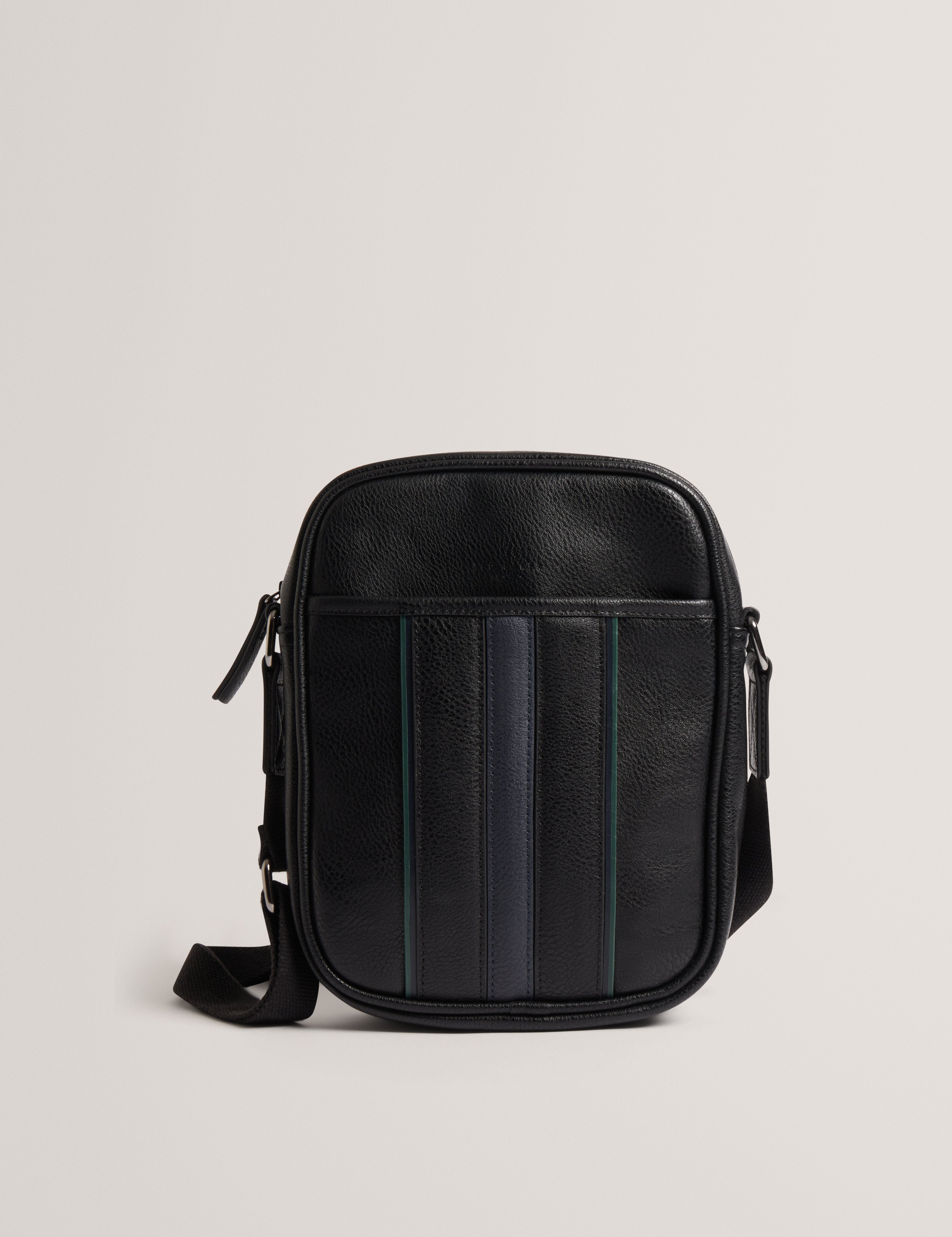 KEIIGAN: Stripe PU Flight Bag