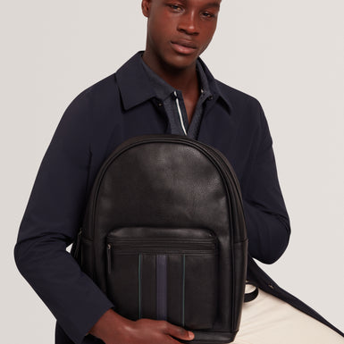 KEVIIN: Stripe PU Backpack