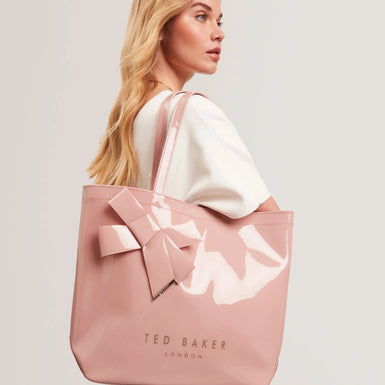 Women's NICON-Knot Bow Vinyl Icon Tote Bag