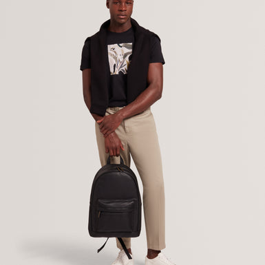 Men's JUSTINO-SS Box Print Graphic T-shirt