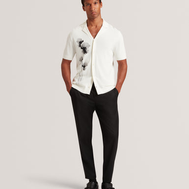 DAFFID: SS Knitted Floral Shirt