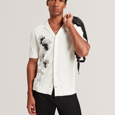 DAFFID: SS Knitted Floral Shirt