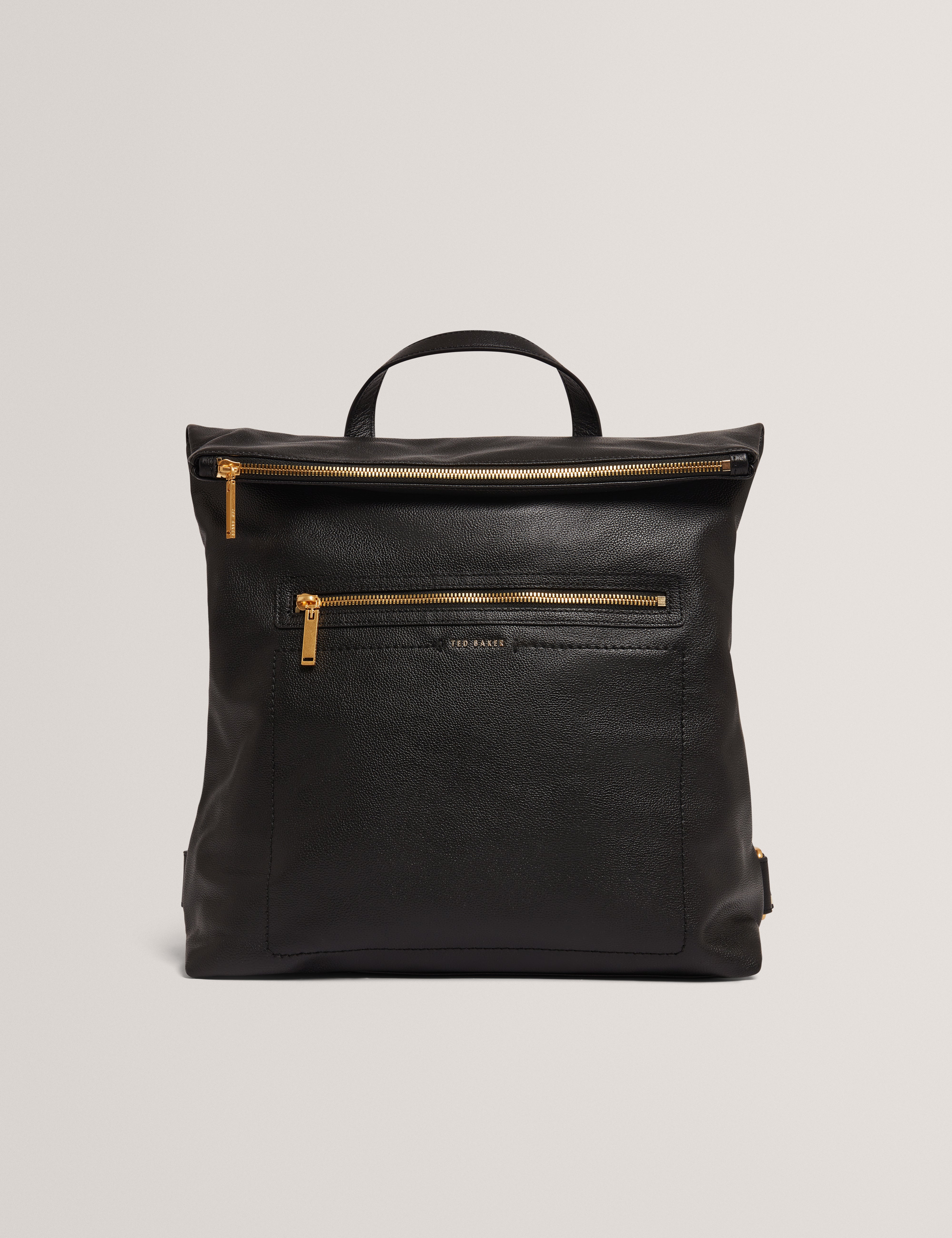 Women's LUCCEA-Webbing Leather Backpack