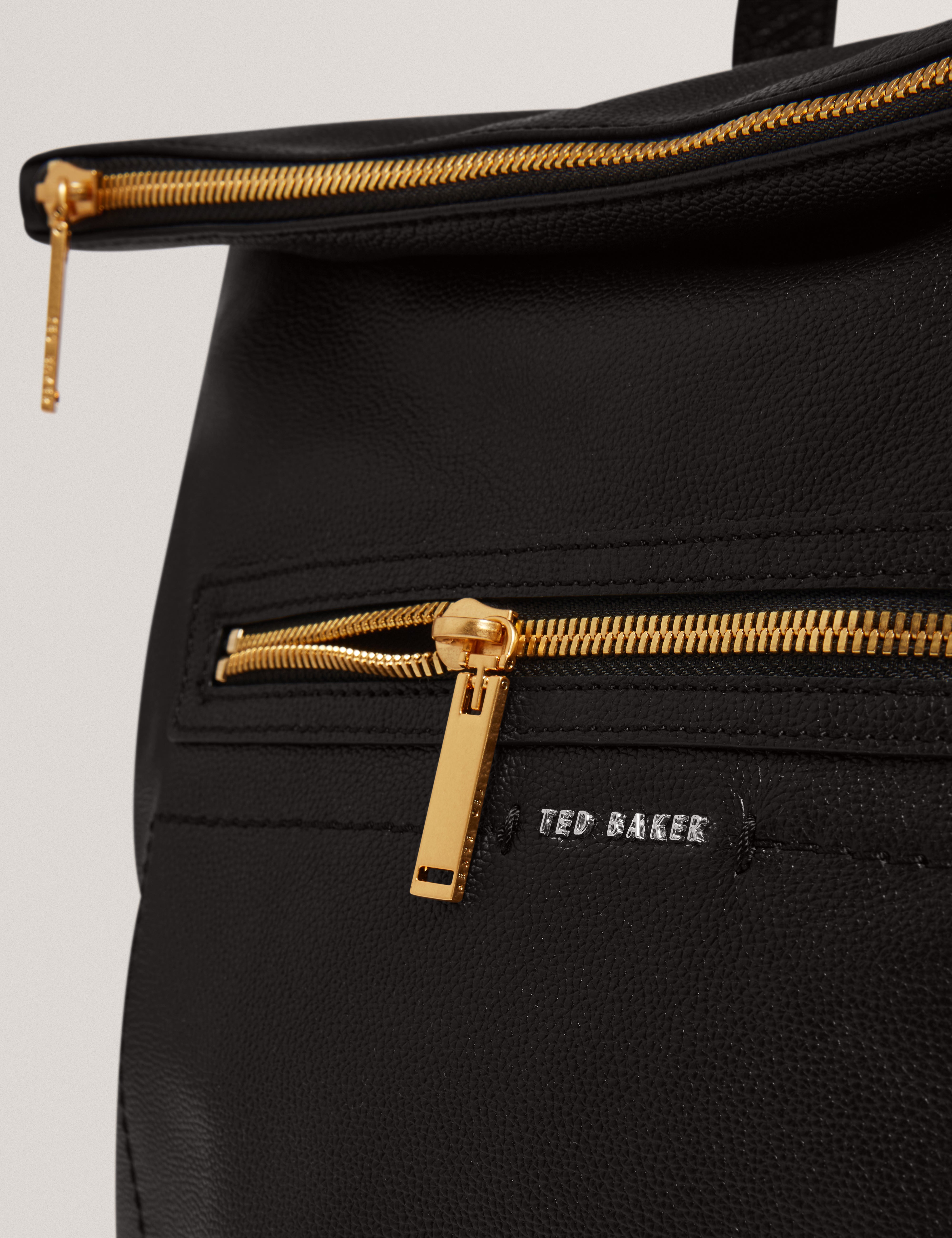 Women's LUCCEA-Webbing Leather Backpack