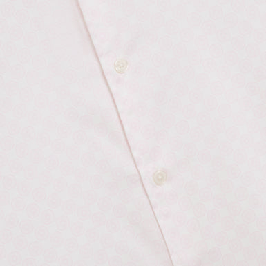 SEFSHO: SS Slim Fit Circle Geo Print Shirt