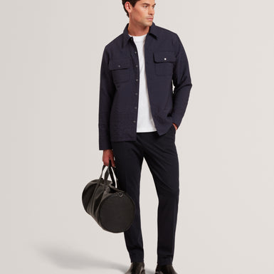 GENTIL: Jacquard Overshirt