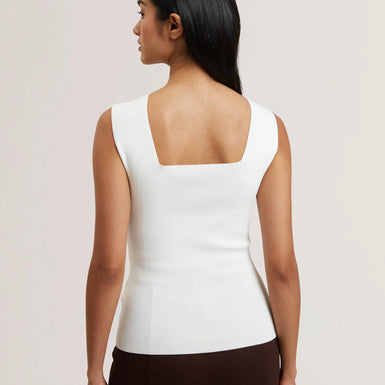 Womens BINKKII-Square Neck Sleeveless Knit