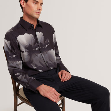 AMUND: LS Regular Fit Placement Floral