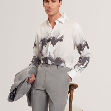 AMUND: LS Regular Fit Placement Floral