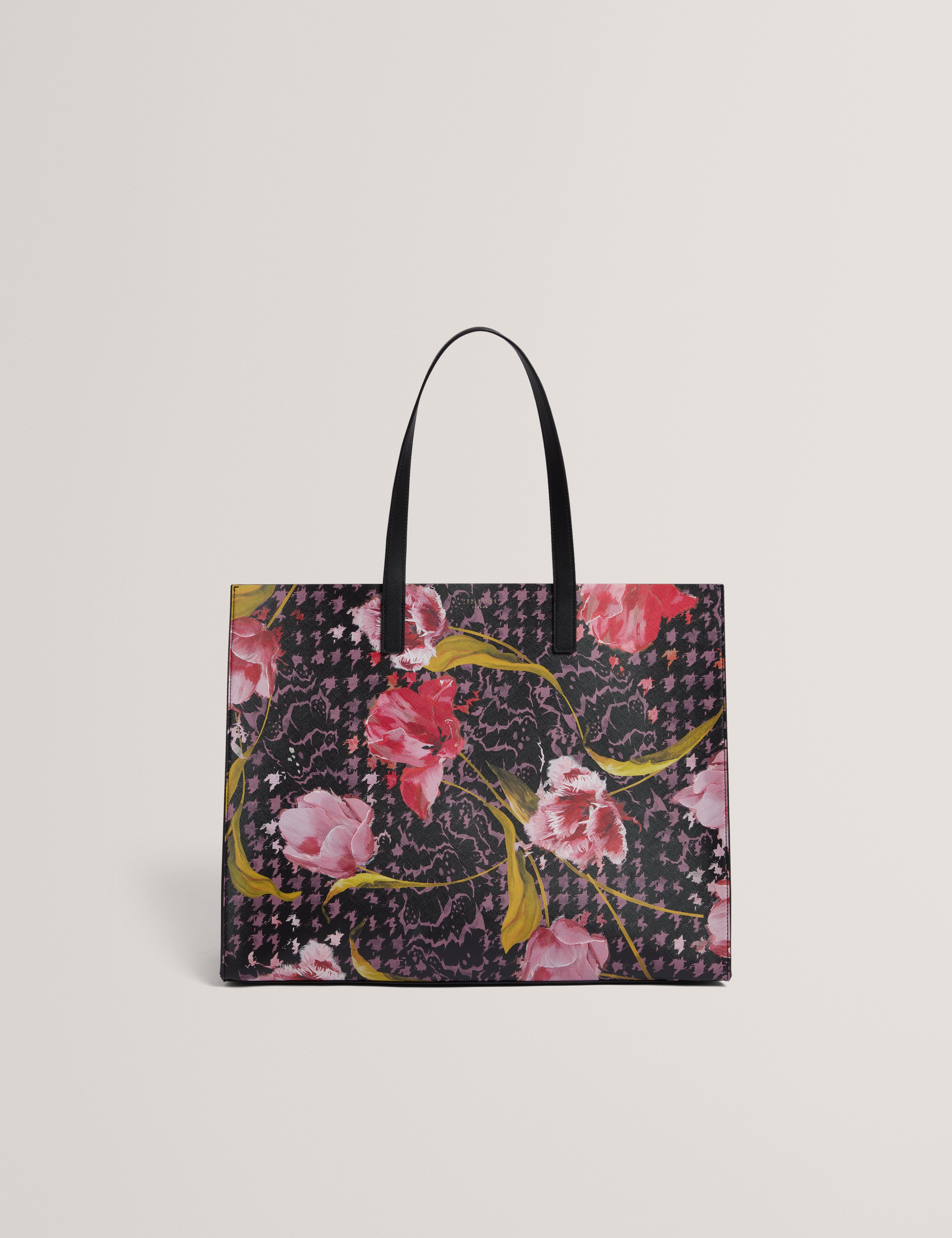 TULAH: Floral Printed Extra Large Icon Bag