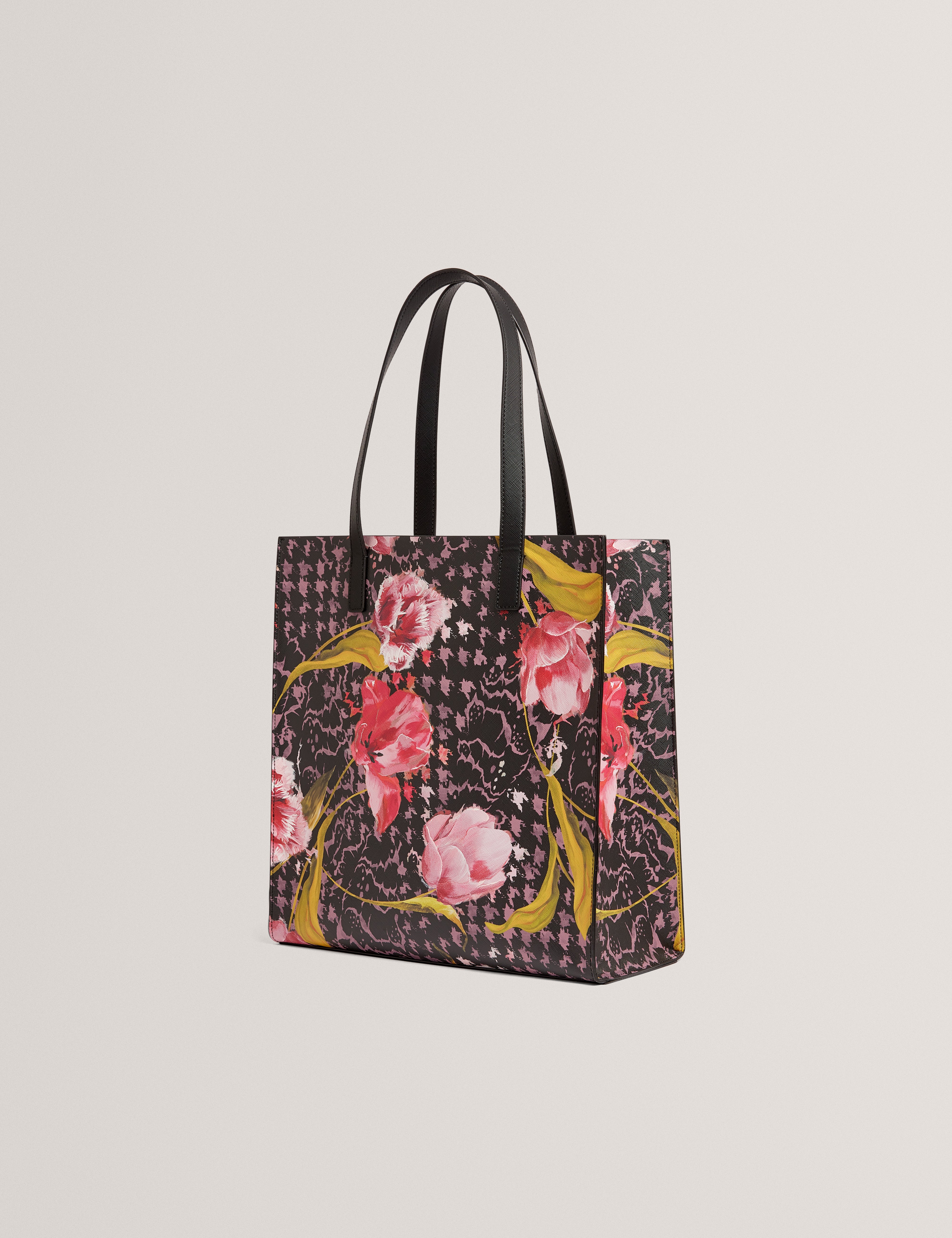 TULLSA: Floral Printed Large Icon Bag