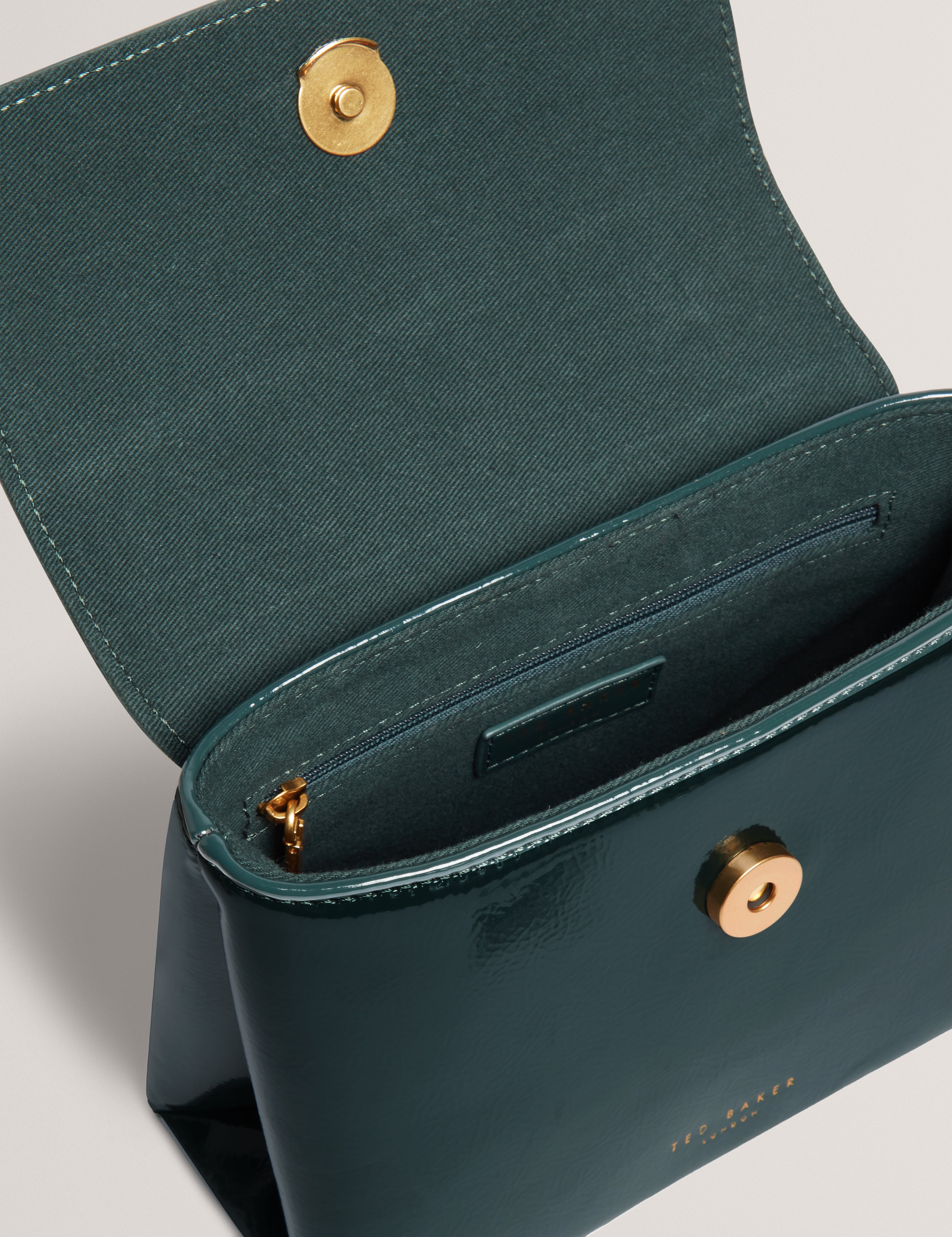 ROSEAU: Rose Detail Mini Crinkle Bag