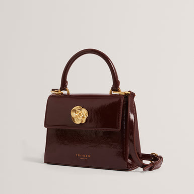 ROSEAU: Rose Detail Mini Crinkle Bag