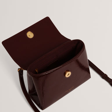 ROSEAU: Rose Detail Mini Crinkle Bag