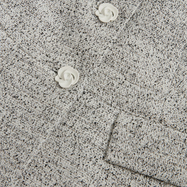 EKAAW: Tailored Boucle Fitted Waistcoat