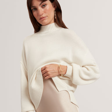 HARISA: 2 in 1 Knitted Jumper With Slip Dress