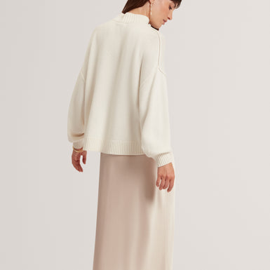 HARISA: 2 in 1 Knitted Jumper With Slip Dress