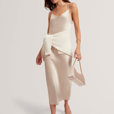 HARISA: 2 in 1 Knitted Jumper With Slip Dress