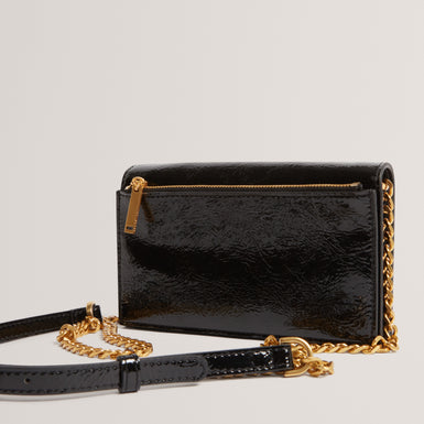 MAHIRAA: Crossbody Flapover Bag