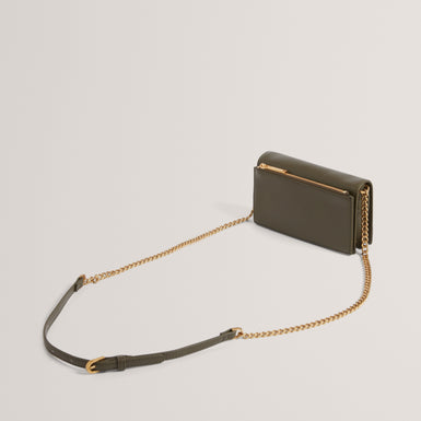 MAHIRAA: Crossbody Flapover Bag