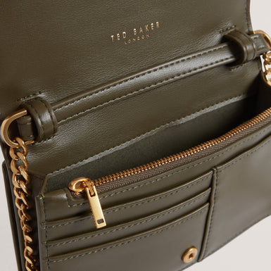 MAHIRAA: Crossbody Flapover Bag