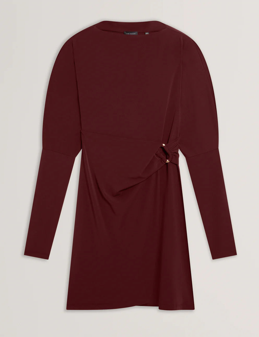 MAIRIEE: Wrap Jersey Mini Dress