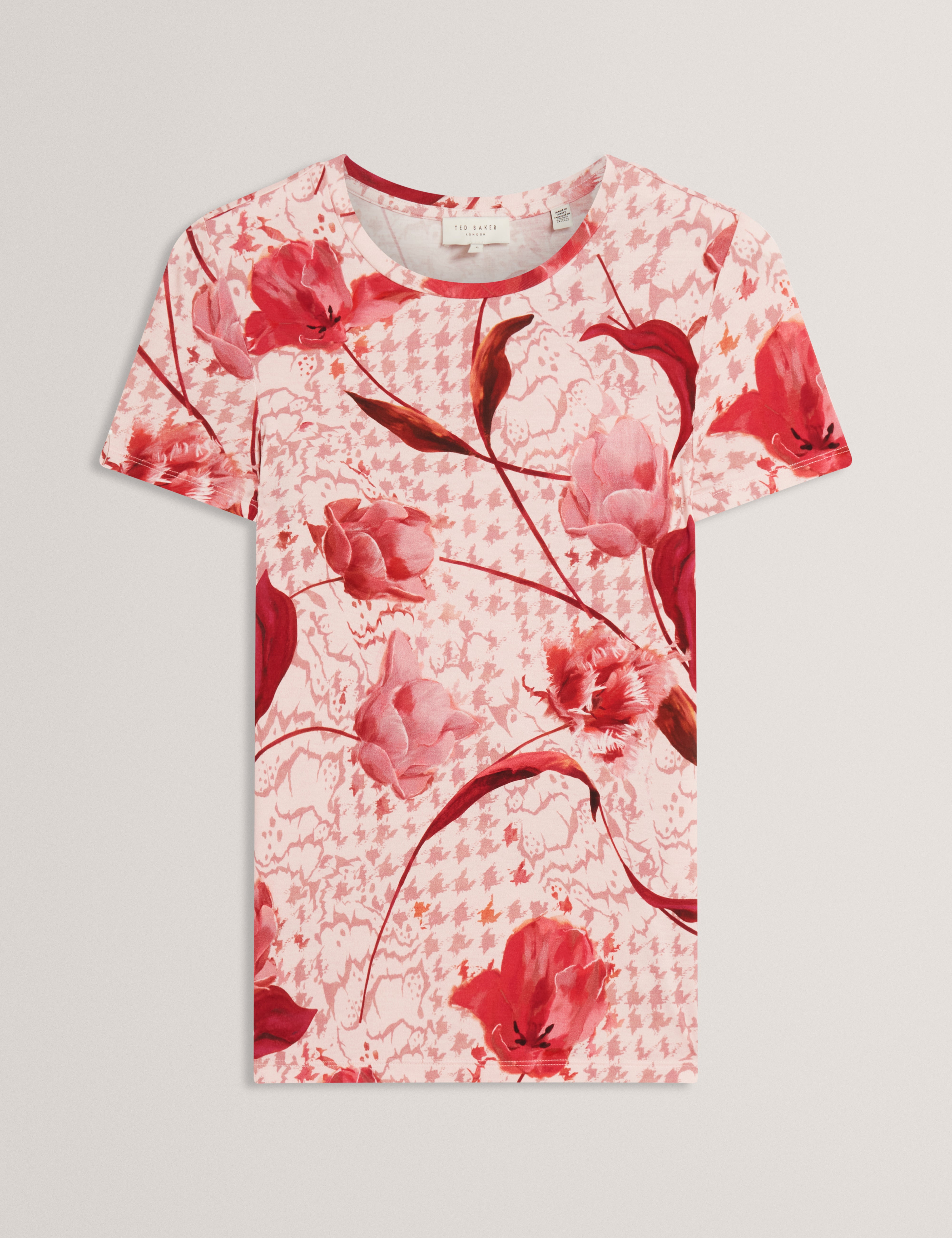 SORRENA: Printed Fitted Tee