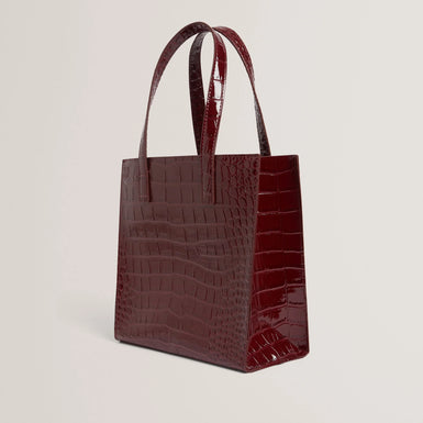 WENONAA: Croc Effect Small Icon Bag