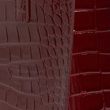 WENONAA: Croc Effect Small Icon Bag