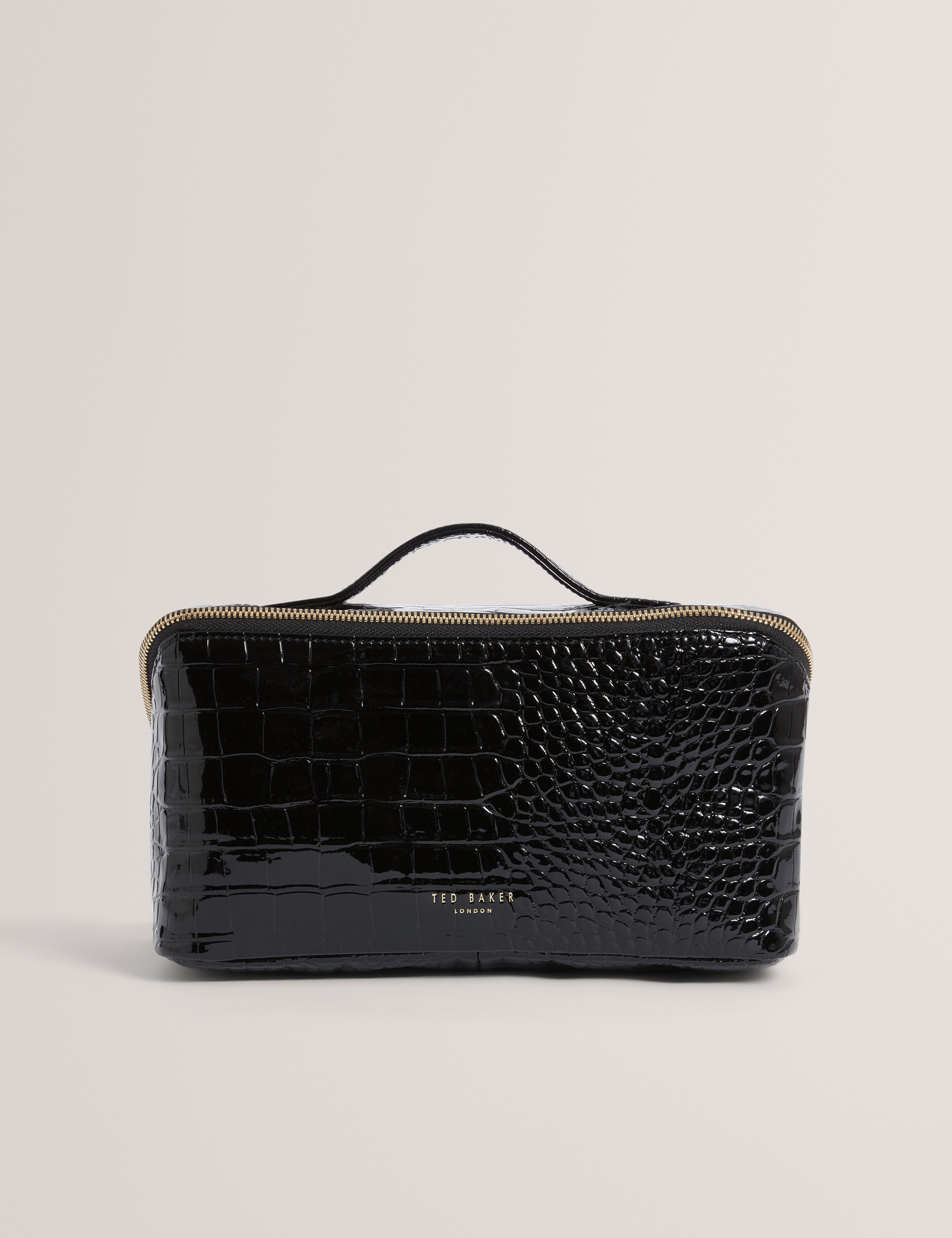 Women's VIEDA-Croc Effect Small Makeup Bag