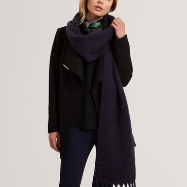 SERSHAA: Wool Blend Skinny Scarf