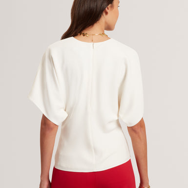 MARADAM: Slouch Sleeve Waisted Top