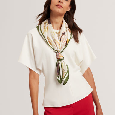 MARADAM: Slouch Sleeve Waisted Top