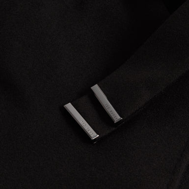 ROSESS: Short Belted Wool Wrap Coat