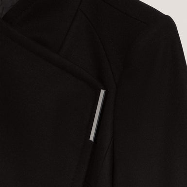 ROSE: Mid Length Belted Wool Wrap Coat