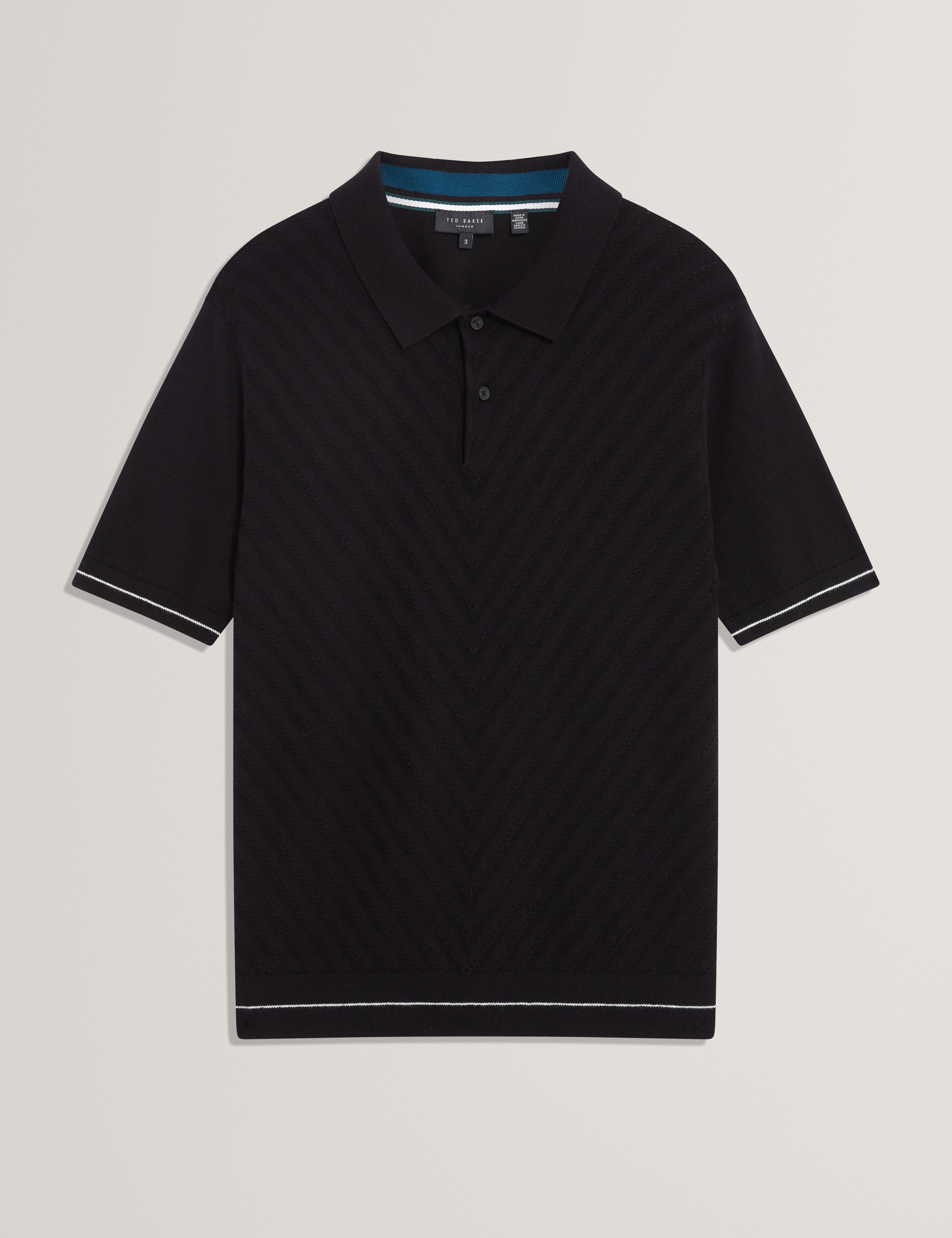 CHAPAL: Chevron Stitch Polo