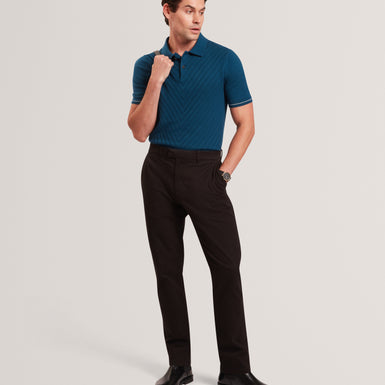 CHAPAL: Chevron Stitch Polo