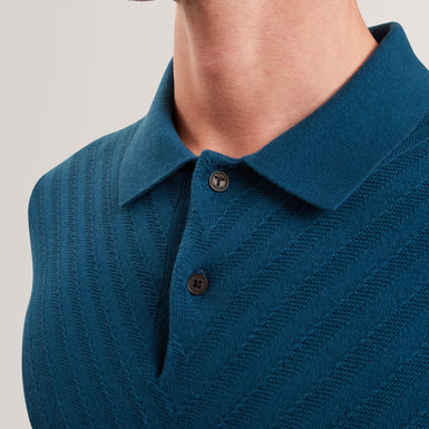 CHAPAL: Chevron Stitch Polo