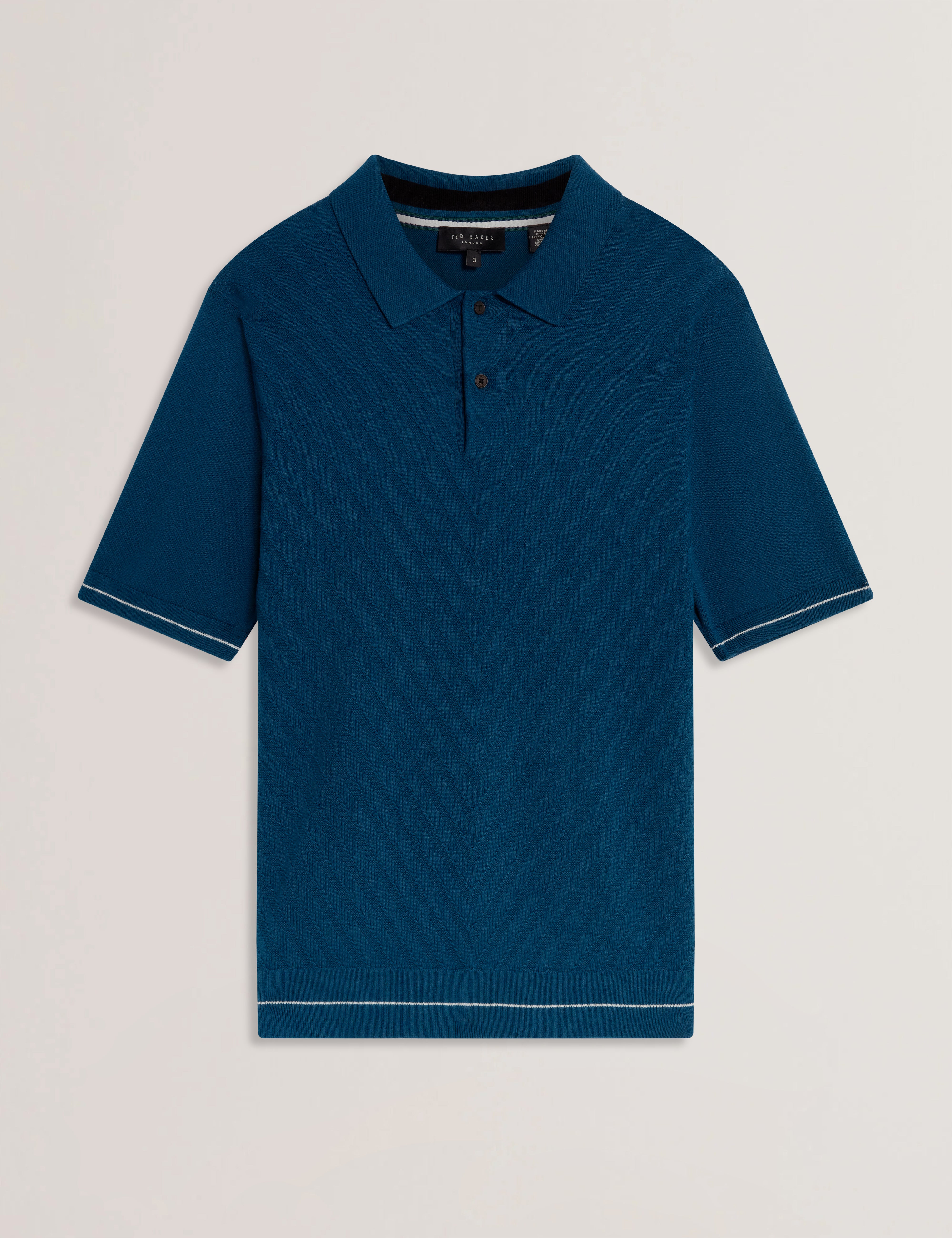 CHAPAL: Chevron Stitch Polo